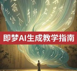 2025即梦ai生成视频教程,一学就会国内免费文字生成视频图片生成视频-花小钱干大事