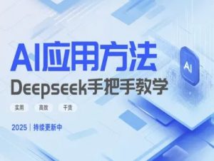 Deepseek实际应用技巧—手把手教学版，实用高效干货-花小钱干大事