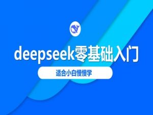 deepseek零基础入门-deepseek教程2025,适合小白慢慢学-花小钱干大事