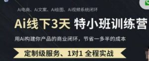 AI实操培训第20-21期线下，0基础保姆级教程，3月最新整理，企业获客、降本增效、打造超级个体-花小钱干大事