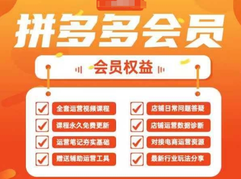 2025拼多多运营实战课，40节全流程教学，覆盖拼多多运营全链路-花小钱干大事
