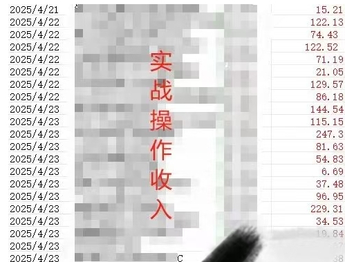 被动收入实操3.0项目，每天收益6张+以上，能长期操作-花小钱干大事